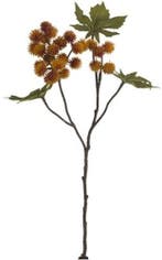 Ricinus castor oil spray dry colour orange zijden 43 cm per, Huis en Inrichting, Nieuw