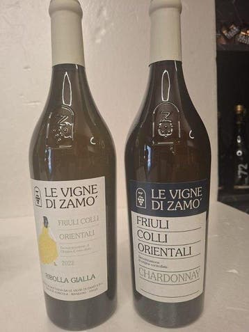 2022 x3 Ribolla Gialla & 2021 x3 Chardonnay, Le Vigne di, Nieuw