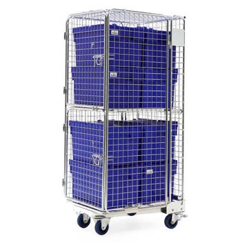Anti-diefstal rolcontainer combinatieset incl. 8 kunststof, Ophalen of Verzenden