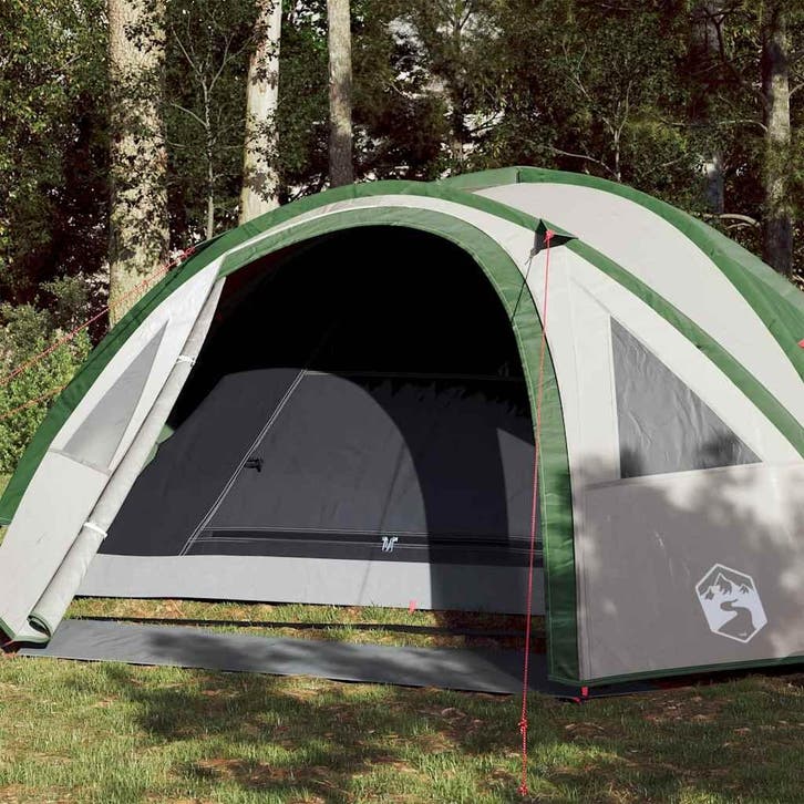 vidaXL Koepeltent 4-persoons waterdicht groen, Caravans en Kamperen, Tenten, Nieuw, Verzenden