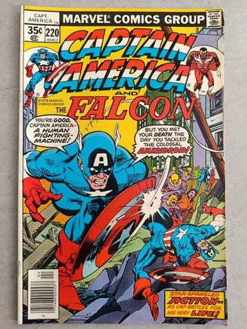 Captain America #220, 222, 225, 226, 228, 229 - 6 Comic -, Nieuw