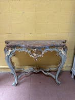 Wandtafel - Polychroom hout, Antiek en Kunst