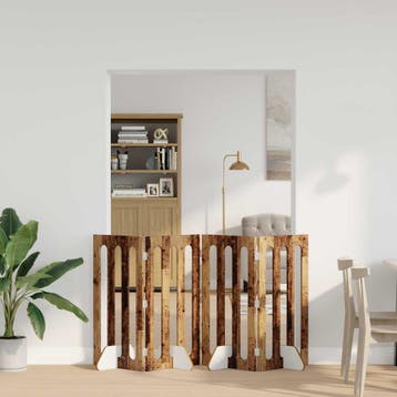 vidaXL Vouwbaar huisdierhek 4 st 201 x 38 x 90 cm, Verzenden