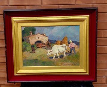 Carlo Domenici (1897-1981) - La mucca Bianca