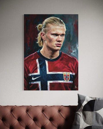 ANDSAL - Erling Haaland Norway World Cup Legend of Soccer, Nieuw