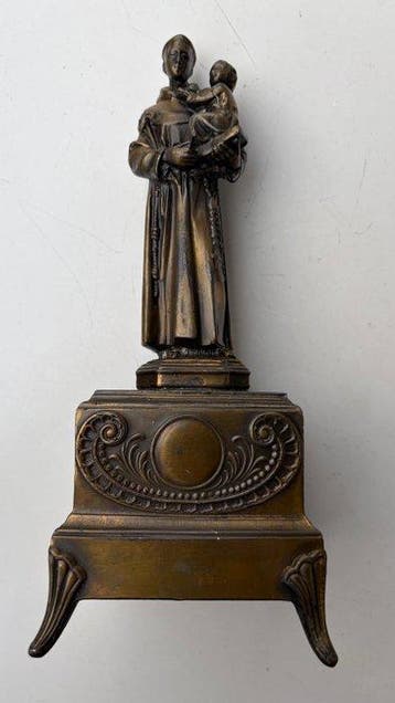 Beeld, Saint Antoine avec l’Enfant Jésus - 26 cm -