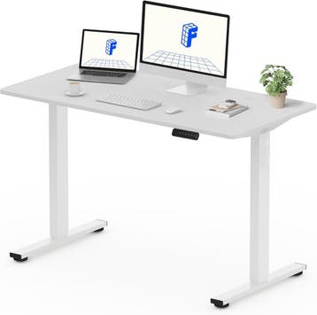 Zit sta bureau - Elektrisch - Verstelbaar - 120 x 60 cm - QE, Verzenden, Nieuw