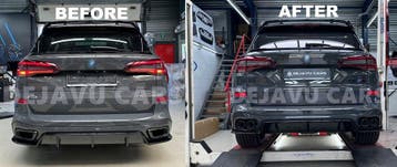 Custom Sport Dubbele Uitlaat Tips voor BMW X5 G05 M Tech, Ophalen of Verzenden