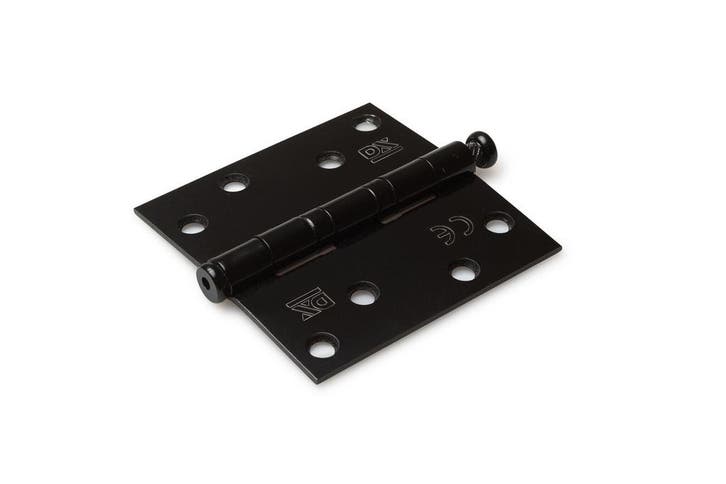 Kogellagerscharnier rechte hoeken 89x89mm RVS zwart tot 8..., Doe-het-zelf en Bouw, Hang- en Sluitwerk, Scharnier, Nieuw, Ophalen of Verzenden
