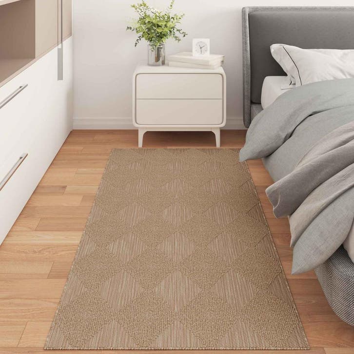 vidaXL Vloerkleden Rechthoekig AGIRA Naturel 200 x 80 cm, Maison & Meubles, Ameublement | Tapis & Moquettes, Envoi