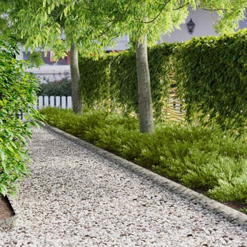 vidaXL Gazonrand 50 st 103 x 15 cm Staal zilver, Verzenden, Nieuw