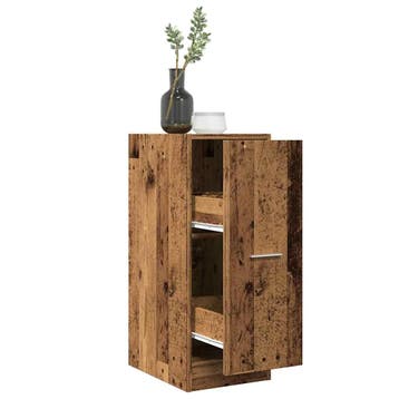 vidaXL Apothekerskast 30x41x77,5 cm bewerkt hout oud, Verzenden