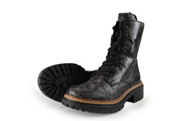 Rieker Veterboots in maat 37 Bruin, Kleding | Dames, Bruin, Verzenden, Overige typen, Gedragen