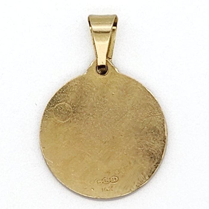 Hanger - 14 karaat Geel goud, Handtassen en Accessoires, Antieke sieraden