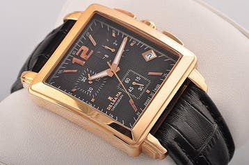 Delbana - Lucerne Rectangular Chronograph - Sans prix de