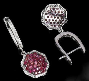 Sans prix de réserve - Boucles doreilles Argent, Plaqué or, Handtassen en Accessoires, Oorbellen, Nieuw