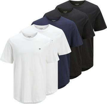 2dekans | JACK&JONES JPRBLABRODY TEE SS CREW NECK 5PK MP, Ophalen of Verzenden, Nieuw