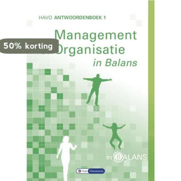 Management en Organisatie / Havo / Antwoordenboek 1 / In, Verzenden, Sarina van Vlimmeren