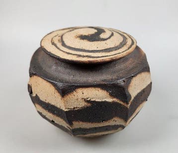 Han Boerrigter (1935-2023) - Vase avec couvercle - Grès -