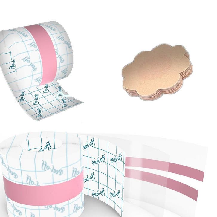2dekans | transparante borst tape 5 meter– invisible breast, Handtassen en Accessoires, Uiterlijk | Haarverzorging, Ophalen of Verzenden