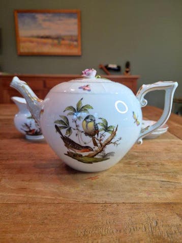 Herend - Rothschild - Theepot (4) - Porselein