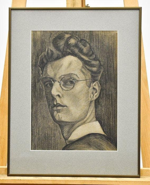 Jaap Schreurs (1913-1983) - Zelfportret, Antiek en Kunst, Kunst | Designobjecten