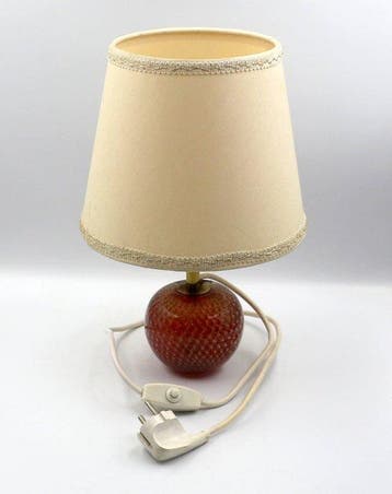 Tafellamp - Bullicante & 24k Gold Flakes - Muranoglas -, Antiek en Kunst