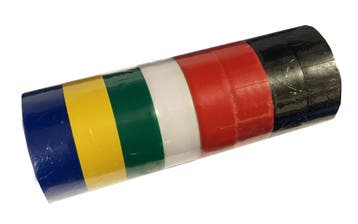Set van 8 rollen isolatietape (1,8 cm breed, totaal 40 mete, Verzenden, Nieuw