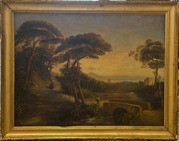 Scuola di Posillipo (XIX) - Veduta di Napoli