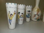 Vallauris - Beeld, set vintage umoristico - 33 cm - Keramiek