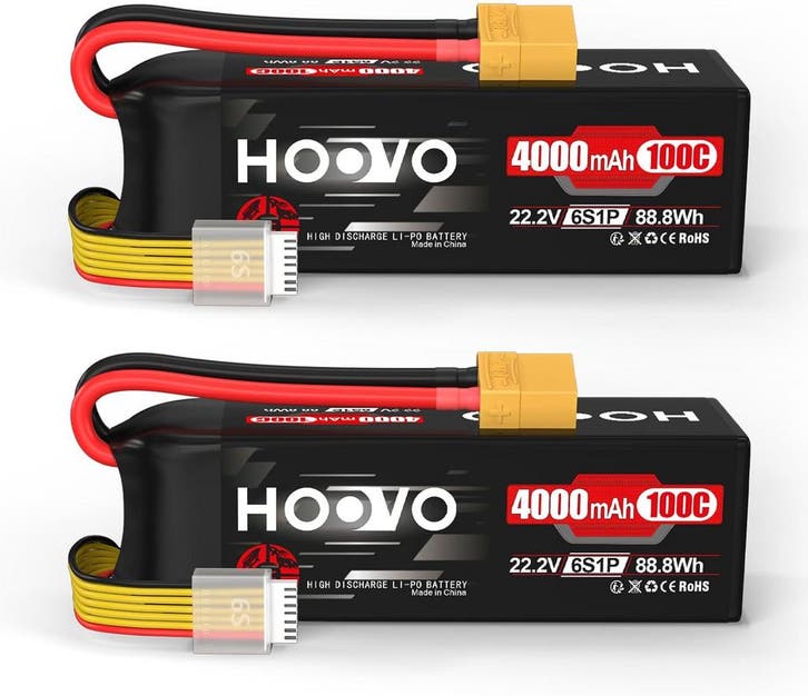 Hoovo 6S 4000mAh 100C LiPo | Retour deal | Sla nu toe, Hobby & Loisirs créatifs, Modélisme | Radiocommandé & Téléguidé | Autre