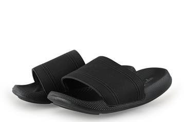 Blue Fin Slippers in maat 46 Zwart, Kleding | Heren, Slippers, Verzenden, Zwart, Zo goed als nieuw