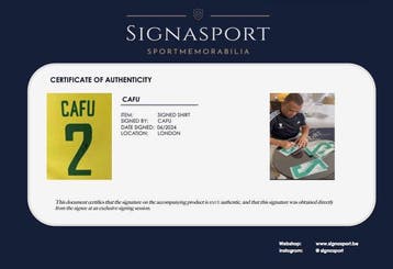 Brasil - Coupe d’Europe de Football - Cafu - Maillot de