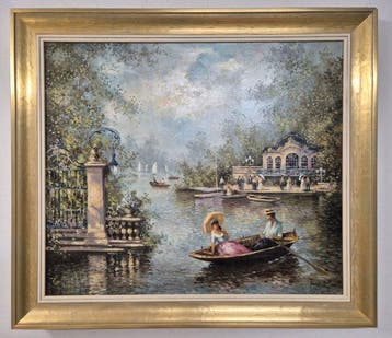 Christian Jereczek (1935-2013) - Sommertag im Schlossgarten