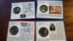 Luxembourg. 2 Euro 2007/2012 (4 coincards) (Sans prix de, Timbres & Monnaies