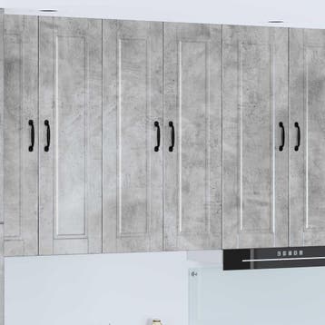 vidaXL Wandkast PORTO Beton Grijs 60 x 31 x 100 cm Bewerkt, Verzenden, Nieuw