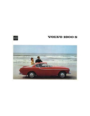 1965 VOLVO 1800 S BROCHURE NEDERLANDS, Ophalen of Verzenden