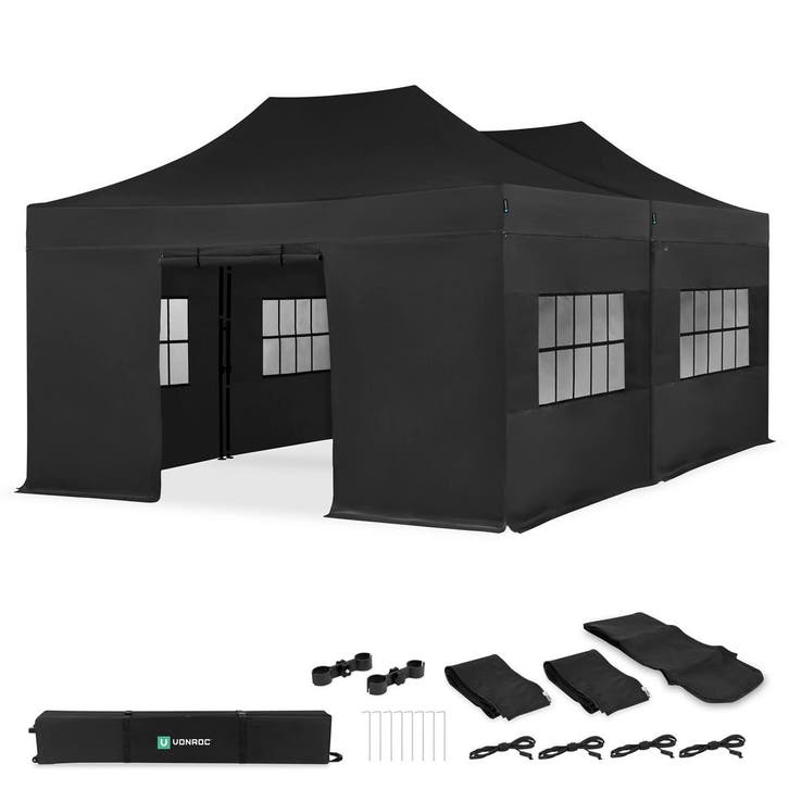 Partytent - 6x4.5 m - Premium easy-up Partytent | set incl., Jardin & Terrasse, Tonnelles, Envoi