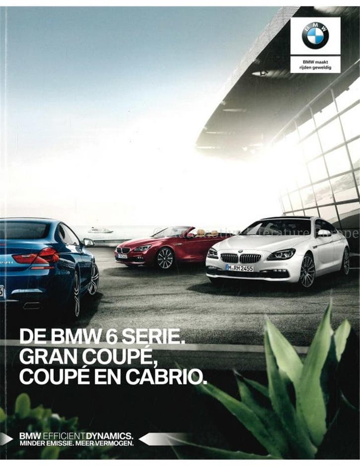 2017 BMW 6 SERIE BROCHURE NEDERLANDS, Livres, Autos | Brochures & Magazines