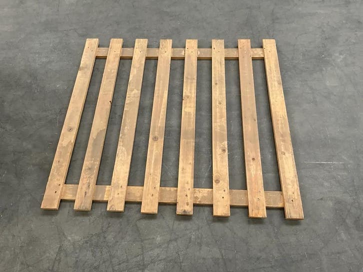 Vuren houten legbord vlonder houten legbord 110x118cm, Zakelijke goederen, Kantoor en Winkelinrichting | Magazijn, Stelling en Opslag