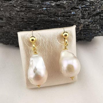 Perle - Argent 925 - Boucles doreilles, Collections