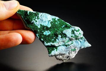 ZELDZAME - MALACHIET met CHRYSOCOLLA - verzamelexemplaar -