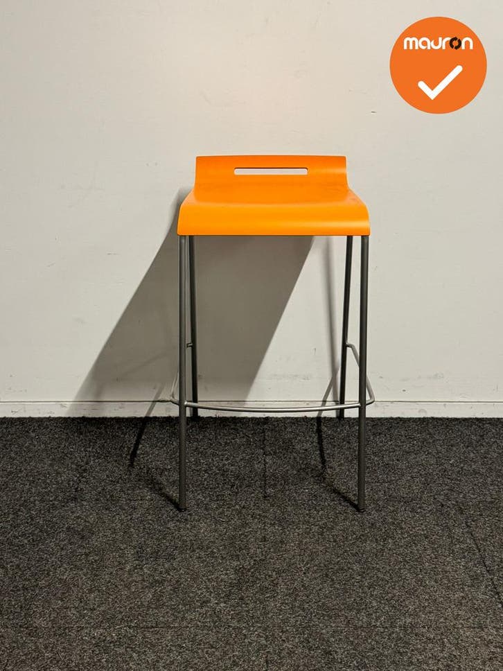 Oranje Van der Sluis Kruk – Refurbished Design met Chroom, Articles professionnels, Aménagement de Bureau & Magasin | Mobilier de bureau & Aménagement