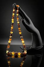 Barnsteen - Stunning 14mm Baltic Amber Necklace – Mixed