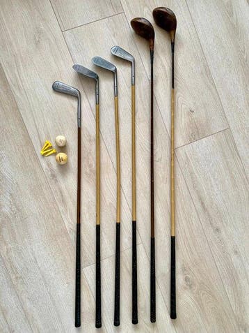Set oude golf clubs