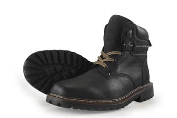 Josef Seibel Veterboots in maat 45 Zwart, Kleding | Heren, Schoenen, Zwart, Boots, Zo goed als nieuw, Josef Seibel