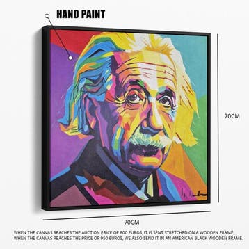 DR HIDE - (100% handpainted !) Einstein Brain