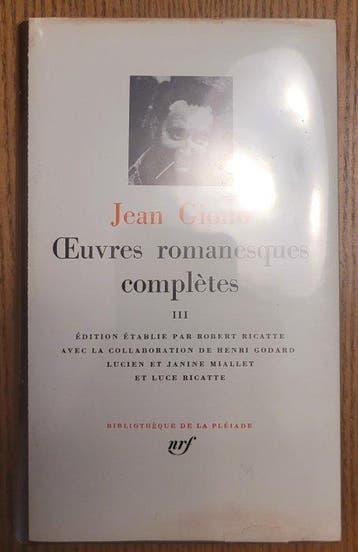 Jean Giono - LA PLEIADE : Ensemble Giono (Œuvres romanesques, Antiquités & Art, Antiquités | Livres & Manuscrits