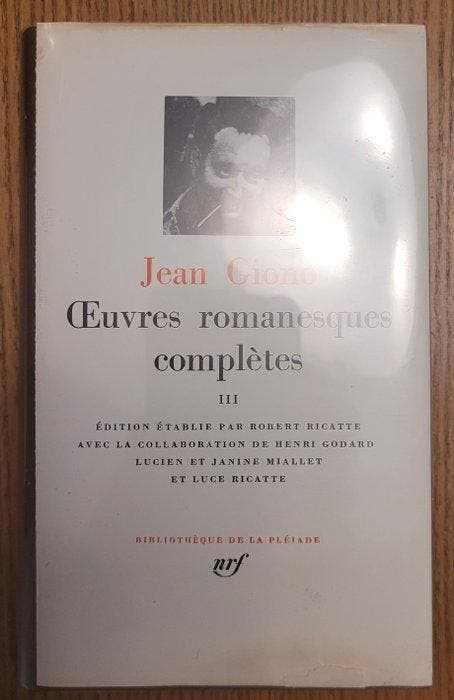 Jean Giono - LA PLEIADE : Ensemble Giono (Œuvres romanesques, Antiquités & Art, Antiquités | Livres & Manuscrits