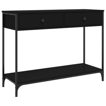 Wandtafel Zwart 100cm | 29% Korting Retour Deal, 50 tot 100 cm, Verzenden, Nieuw, Metaal